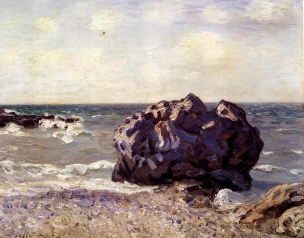 Alfred Sisley Langland Bay,Storr s Rock-Morning Germany oil painting art